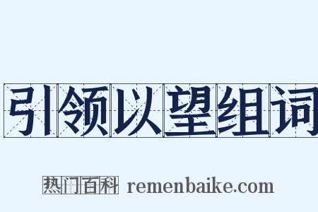引领以望组词是什么意思的图片